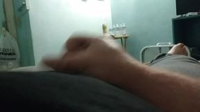 Outside stroking to some videos