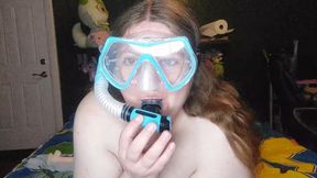 Masturbating Wearing Snorkel Sharing Impregnation Fantasies