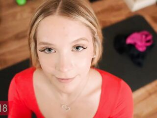 Fit18 - Becky Summer - 103lbs - I Creampie Short Blue Eye Blond Teen In Leotard