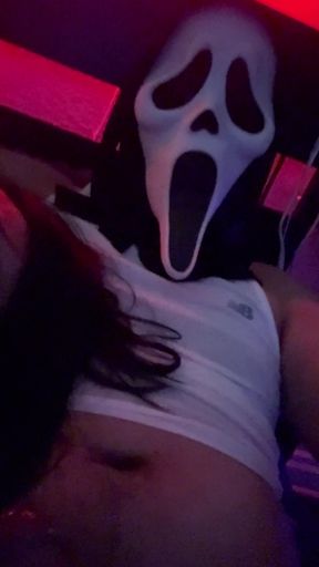 cute petite asian getting face fucked by ghostface
