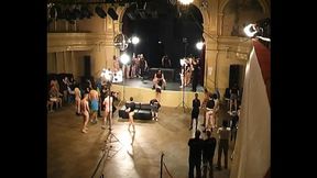 Ggg John Thompson, Adina on the Set with Thirty Men