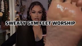 FRESH GYM SWEAT… ALL OVER MY FEET