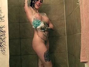 Dildo Fuck In Shower
