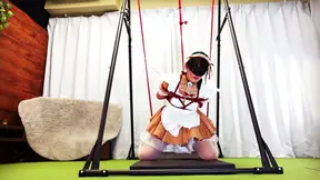 Pretty maid learns obedience through master's cock