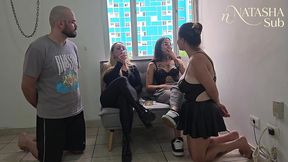 fui cinzeiro da sadica e nao poderia cuspir a cinza do chao e babei muito .