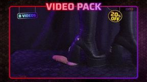Night Walking Over Your Cock in My Dirty Naked Wolfe Boots - VIDEO PACK 20% OFF - Cock Balls Crush Trample, Shoejob, CBT, Trampling, Stomping