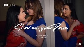 TRUE LESBIAN Suburban Wife Can&#039;t Take Eyes Off Angela White