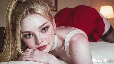 I fucked my fair-skinned stepsister while my wife was taking a shower.[AI]