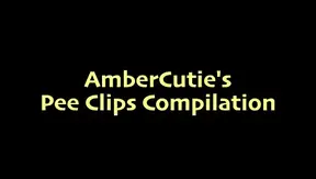 AmberCutie's Pee Clips Compilation
