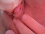 FTM Super Close Up Edging and Pulsating Pussy