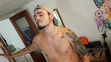 MY MASKED OBEDIENT FAN IS SODOMIZED, SPIT ON, HUMILIATED & FUCKED RAW!!