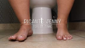 TOILET TIME - WHITE TOES