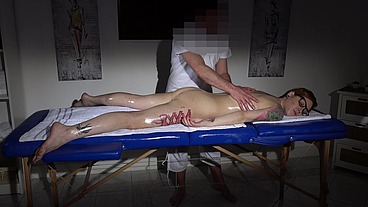 Amazing Foxy Sanie gets sensual massage