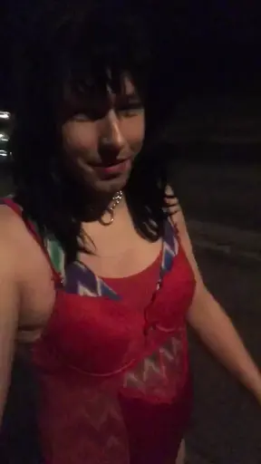 Walking down the Street as a little Sissy bitch