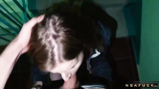 We Fuck in the Entrance while the Mother is at Home