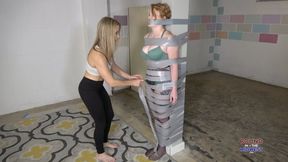 Izzie Taped To a Post 4K WIth Claire Irons