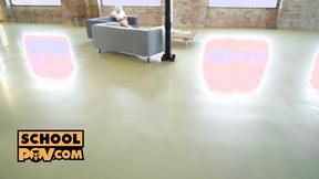 ”POV - Fucking Zazie Skymm in her butt & muff holes in POV”