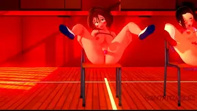 Female Heroes Seduced Filled by Giant Cock in Steamy Hentai Creampie Fest