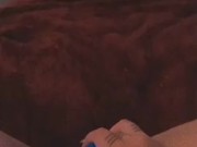 thic bitch cums from vibrator