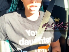 Publicsex amateur sucks and fucks for cash in public