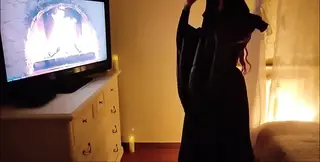 Unexpected amateur couple action in bed