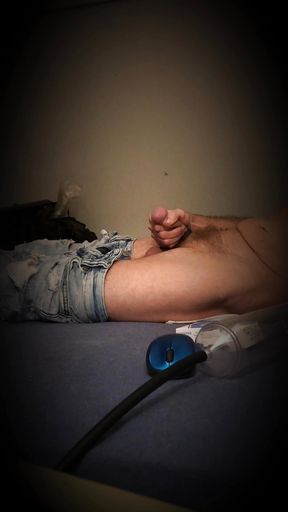 Solo. Masterbating after long day.