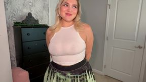 making big booty latina stepsis late to tennis practice