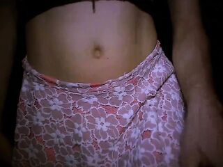 Cute Femboy Rides a Knob in a Darksome Room – Replay Español