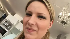 Blond big tit women teach teen how to finger fuck herself