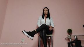 Pegging you while you sniff my feet