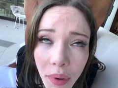 Big ass tattooed brunette loves interracial sex