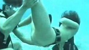 Underwater sex with my frisky Japanese boyfriend on vacation