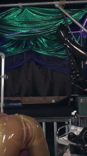 Take That Big Black Rubber Dildo