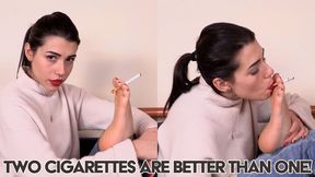 Two cigarettes are better than one! - FULL HD