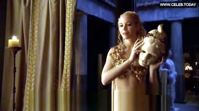 Mature blonde embraces ancient Greek passion with a muscular lover