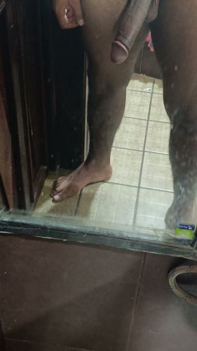 Playing on fron of the mirror   Clip 1