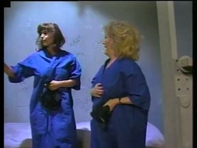 Couple of naughty cougars Carole Troy and Kitty Foxx continue to have some Sapphin fun even in the prison