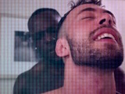 Rough Interracial BBC Massage With Bubble Butt White Boy!!