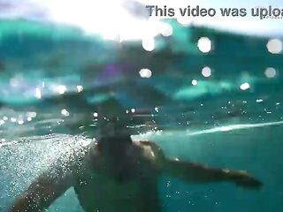 All Natural MILF Julia North Underwater Anal in the pool