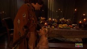 Blonde dreams of medieval anal&#x1F44C; with a large cock&#x1F346;