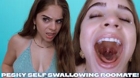 Pesky Self Swallowing Roomate! Ft Dalvina - 4K