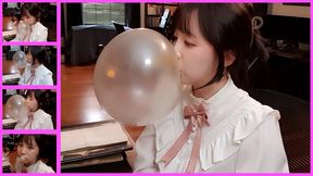 Blowing Bubblegum Bubbles: Cute Edition