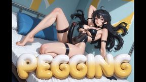 PEGGING - Bent Over Kitchen Counter Thick Strap-On Deep Anal Pounding Prostate Milking Until Hands-Free Cum All Over the Floor (Erotic Audio)
