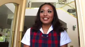 College Girl Jasmine Byrne Gets Sandwiched & Facially Orgasmic