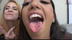 Carmen Stefania sexy mouth talk and pop rocks ASMR- 1080p