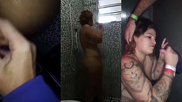Siririca no banho e depois fazer boquete no swing em desconhecido