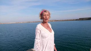 70 Years Old GILF Eva Delage Still Craves Two Hard Cocks