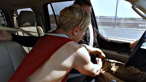FalconStudios - Blond Jock Sucks Hunk's Dick While Driving