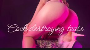 Cock destroying tease