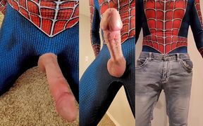 Spidermans Cock and Spidermans Cumshot Cosplay Preview of Spidey's Web's